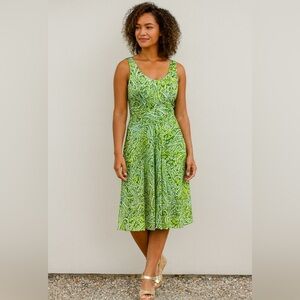 Liz Claiborne vintage abstract design dress US 6